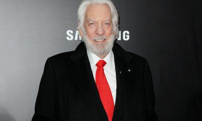 Donald Sutherland at the premiere of The Hunger Games: Mockingjay Part 1.