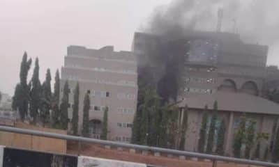 Fire guts Ministry of Finance building in Abuja