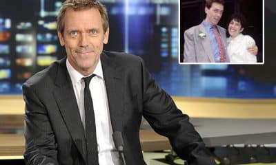 Hugh Laurie with spouse Jo Green