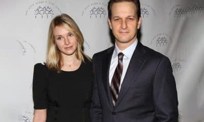 Josh Charles and his wife Sophie Flack snapped at their wedding in 2013.