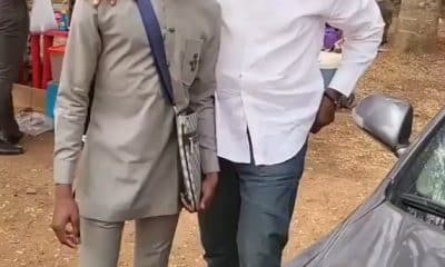 "Pay them unscheduled visits" – Actor, Kanayo O. Kanayo advises parents as he pays his son surprise visit in school (video) - YabaLeftOnline