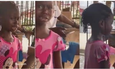 Little girl breaks down in tears after realizing she can no longer buy anything with 10 Naira