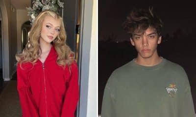 Loren Gray posing for a picture with her boyfriend,Â Kyle DeLoera