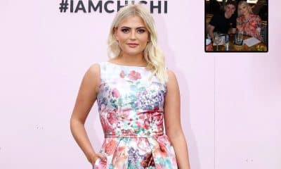 Lucy Fallon showing off her looks for her date night