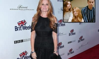 Patsy Palmer with her children