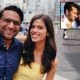 Ravi Patel with wife Mahaley Patel and daughter Amelie