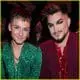 Adam Lambert Makes Rare Appearance with Boyfriend Oliver Gliese at The Blonds Fashion Show