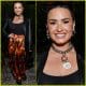 Demi Lovato Rocks Flame-Print Pants for KLUTCH Sports Group x UTA Dinner