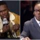 Israel Adesanya was surprised to see Booker T at the UFC 271 post-fight