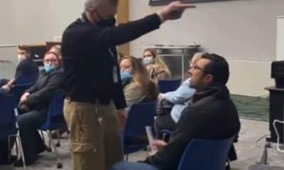 Dad thrown out of school board meeting after refusing to wear mask (video) - YabaLeftOnline