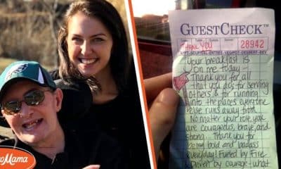 Waitress Pays for Exhausted Firefighters' Breakfast, Unaware They Will Soon Help Her Sick Dad