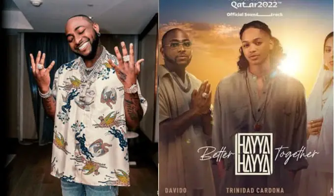 Davido features in 2022 FIFA World Cup Official Soundtrack