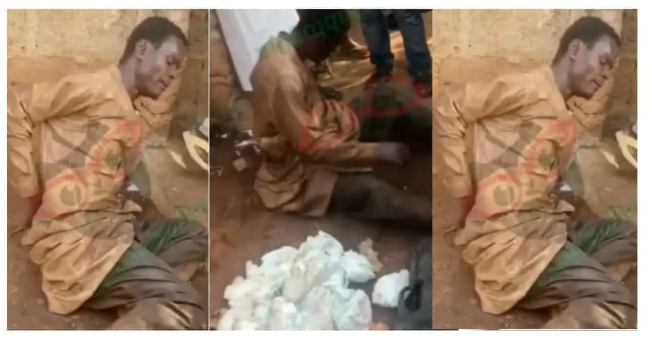 Fake Madman Nabbed With Used Diapers & Sanitary Pads In Edo State