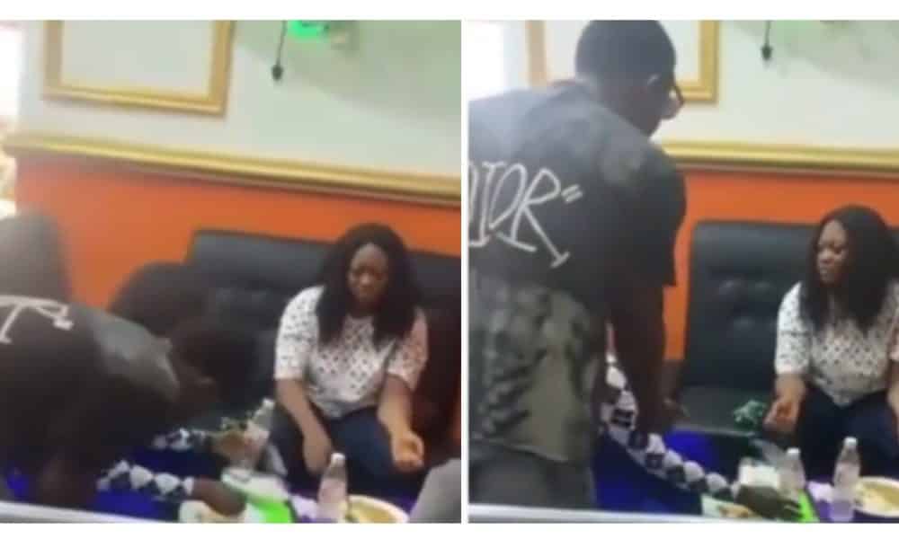 Moments Man Angrily Retrieved All He Bought For His Girlfriend After Catching Her On A Date With Another Man