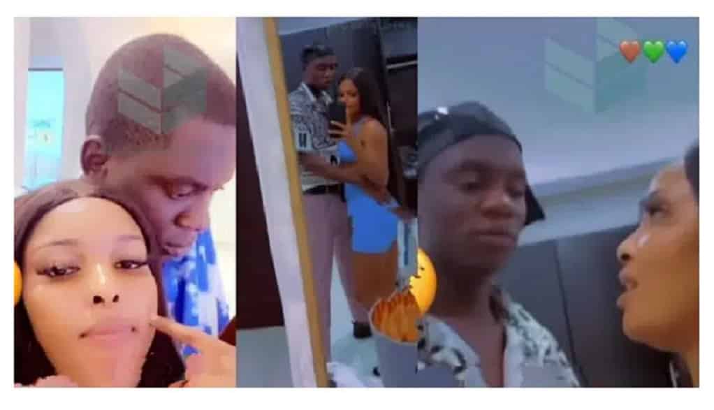Reactions as skit-maker, OGB Recent shows off his woman 1
