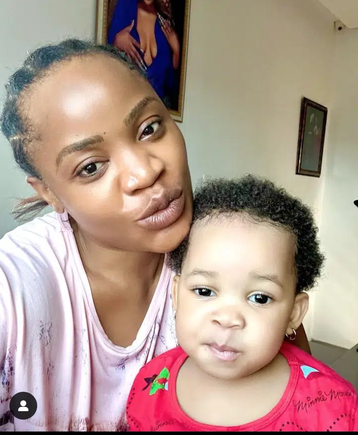 Actress Uche Ogbodo Leaves Fans Gushing Over Adorable Photo Of Her Daughter 1