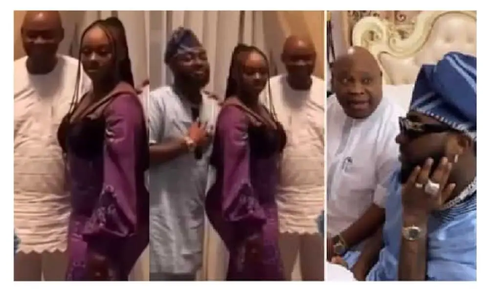 Married Already- Fans Spot Wedding Rings on Davido and Chioma’s Fingers During 1st Public Appearance