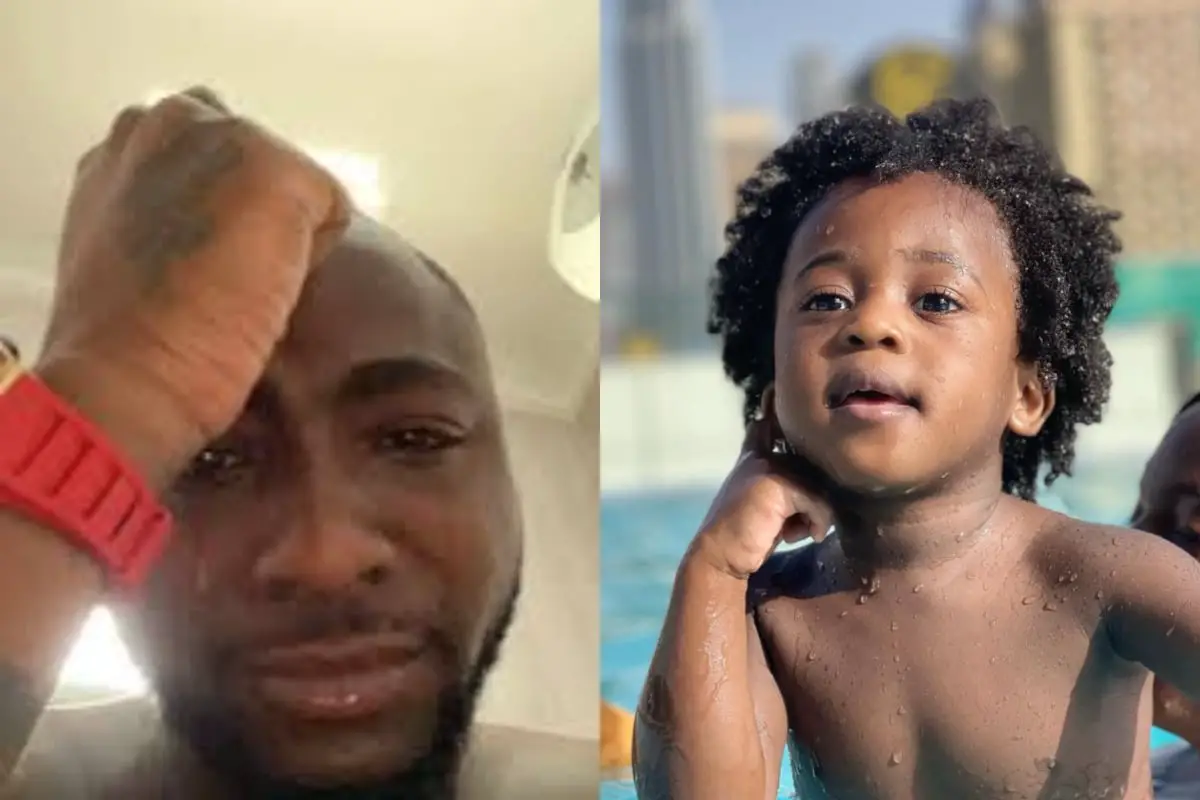 Moment Davido Assured His Friend That His Dead Son Will Wake Up In Some Few Hours