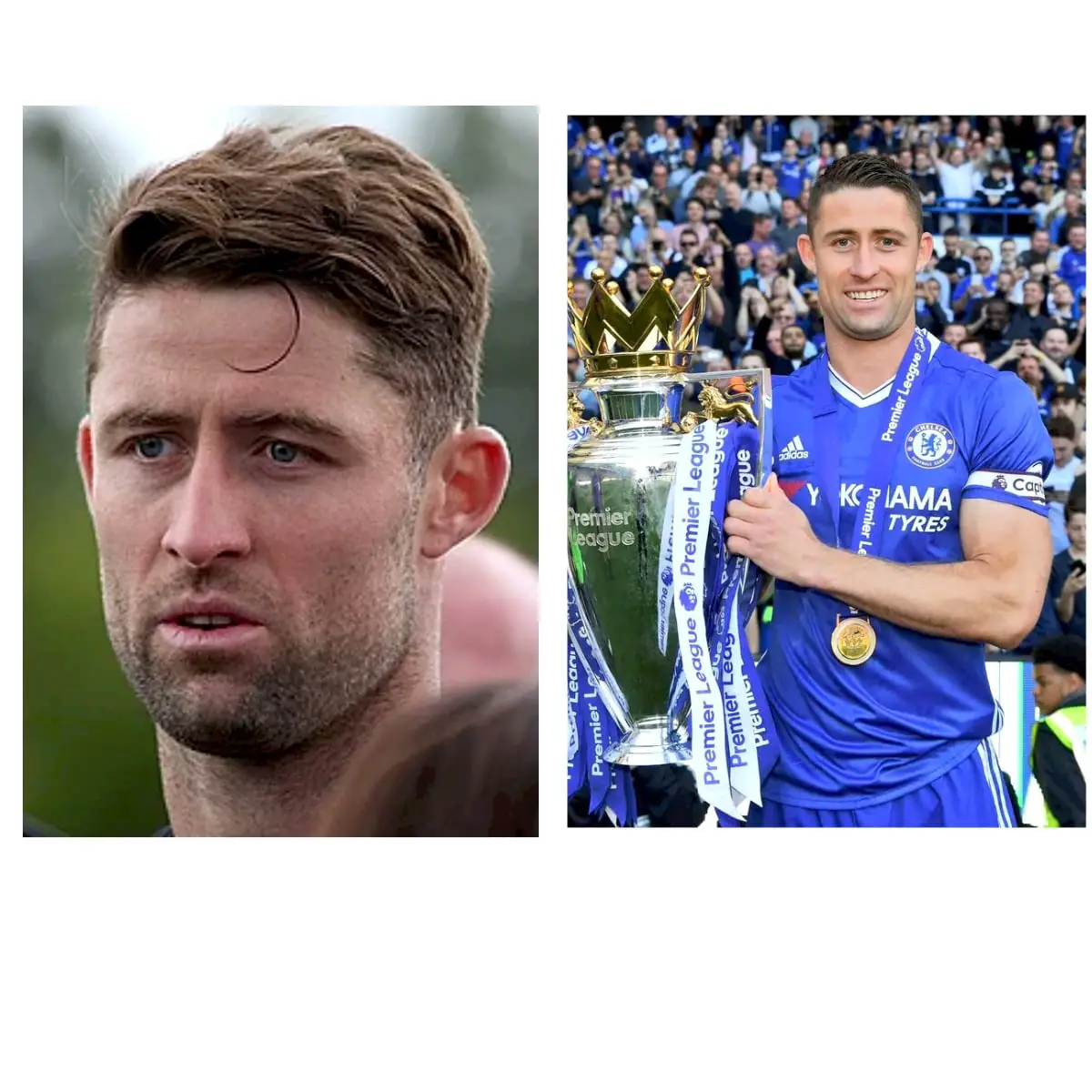 Gary Cahill height and weight