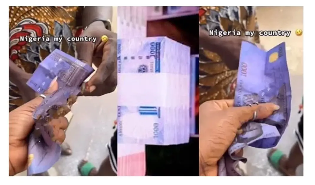 Lady laments after realizing POS operator gave old N1k note that’s dyed