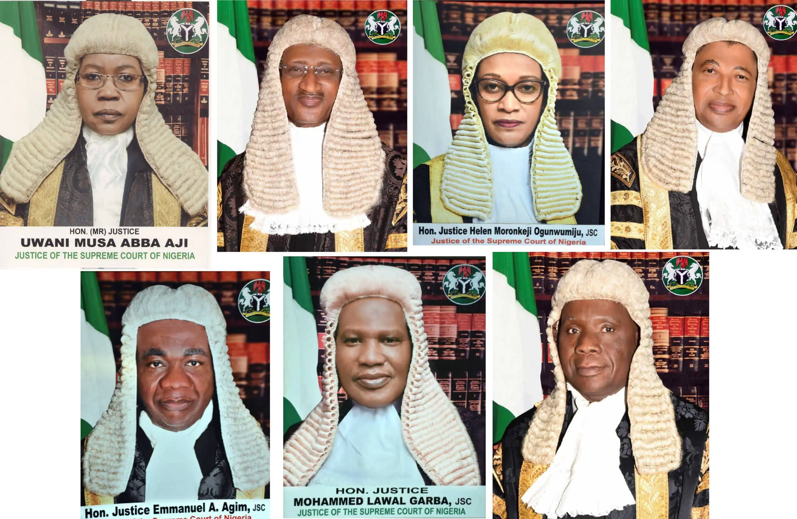 The Seven Supreme Court Judges Handling The Atiku, Obi & Tinubu Case