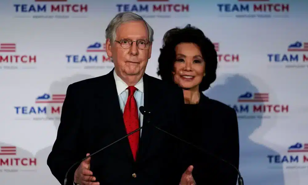 Mitch McConnell and Elaine Chao