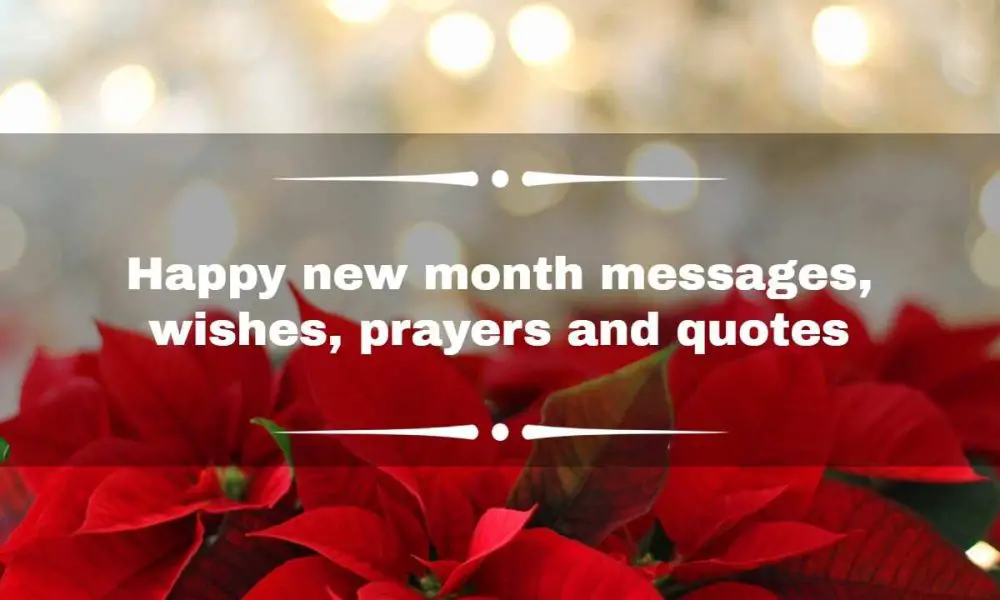 Happy News Month SMS Prayer
